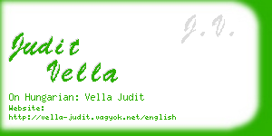 judit vella business card